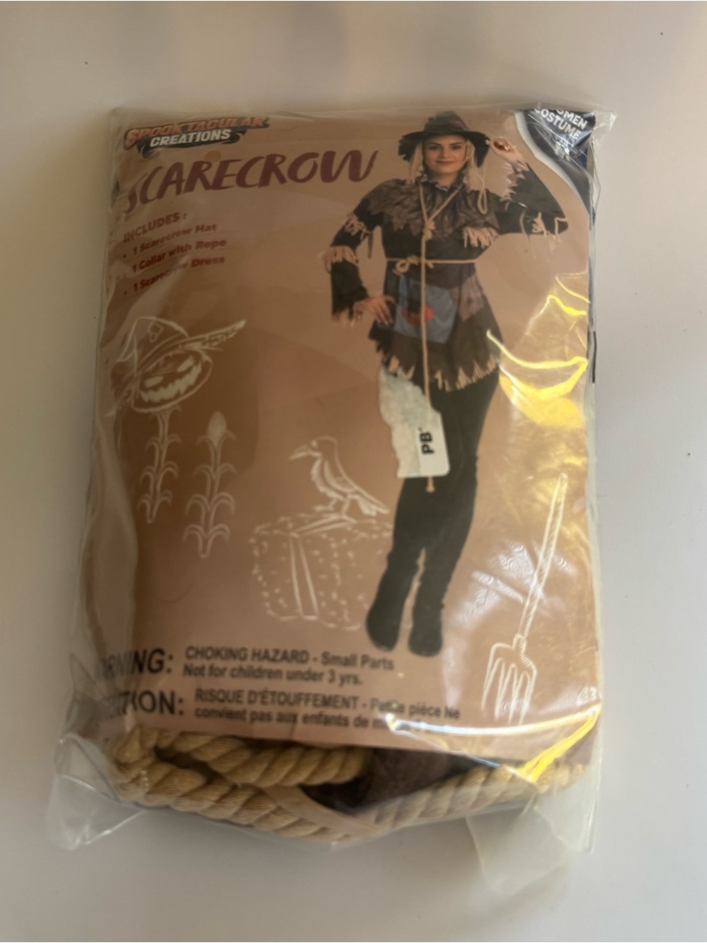 Spooktacular Creations Women's Scarecrow Halloween Costume Size Medium